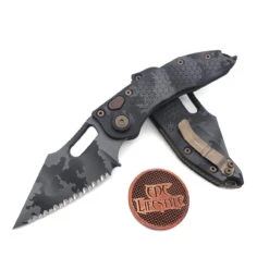 Microtech Knives A S/E Auto Stitch 169-3UCS Urban Camo Full Serrated