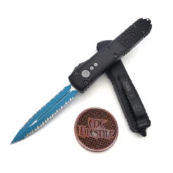 Microtech Ultratech 122-D3JK Jedi Knight Double Edge Full Serrated