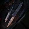 Microtech Ultratech 2023 Blade Show Special G-10 Frag Apocalyptic Bayonet 120-10APFRGTBKBS