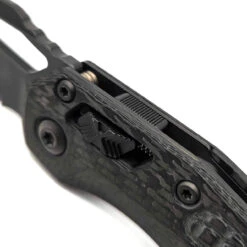 Microtech MSI S/E 210-3DLCTFRCFS Frag Carbon Fiber Handle DLC Full Serrated DLC HW - Preowned -Microtech Shop IMG 2075 11498.1693616057