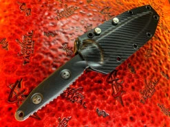 Microtech Socom Alpha Single Edge Part Serrated Stonewashed -Microtech Shop MT113 11 4