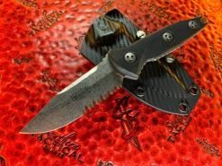 Microtech Socom Alpha Mini Single Edge Part Serrated Stonewashed