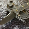 Microtech Socom Alpha Mini Single Edge DLC W/ Carbon Fiber Scales Signature Series