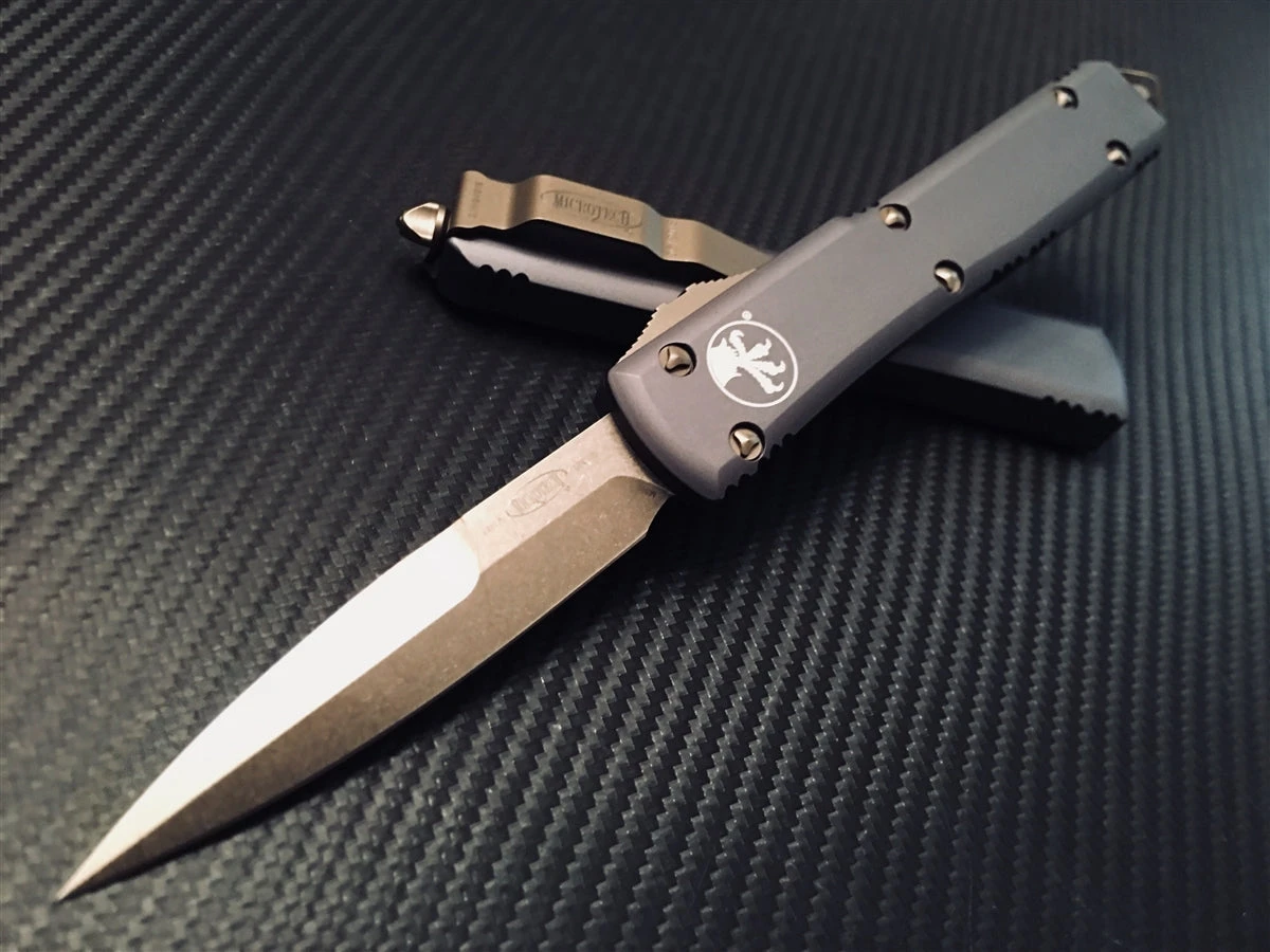 Microtech Ultratech Bayonet Bronzed Standard Grey 1 Microtech Ultratech Bayonet Bronzed Standard Grey