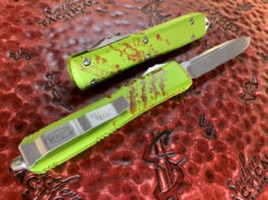 Microtech Ultratech Single Edge Stonewashed Standard Zombie -Microtech Shop MT121 10z 3
