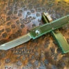 Microtech Ultratech Tanto Bronzed Apocalyptic Standard OD Green