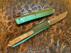 Microtech Ultratech Tanto Bronzed Apocalyptic Standard OD Green -Microtech Shop MT123 13APOD 3