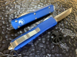 Microtech Ultratech Tanto Satin Standard Blue -Microtech Shop MT123 4BL 3