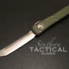Microtech Ultratech Tanto Satin Standard OD Green