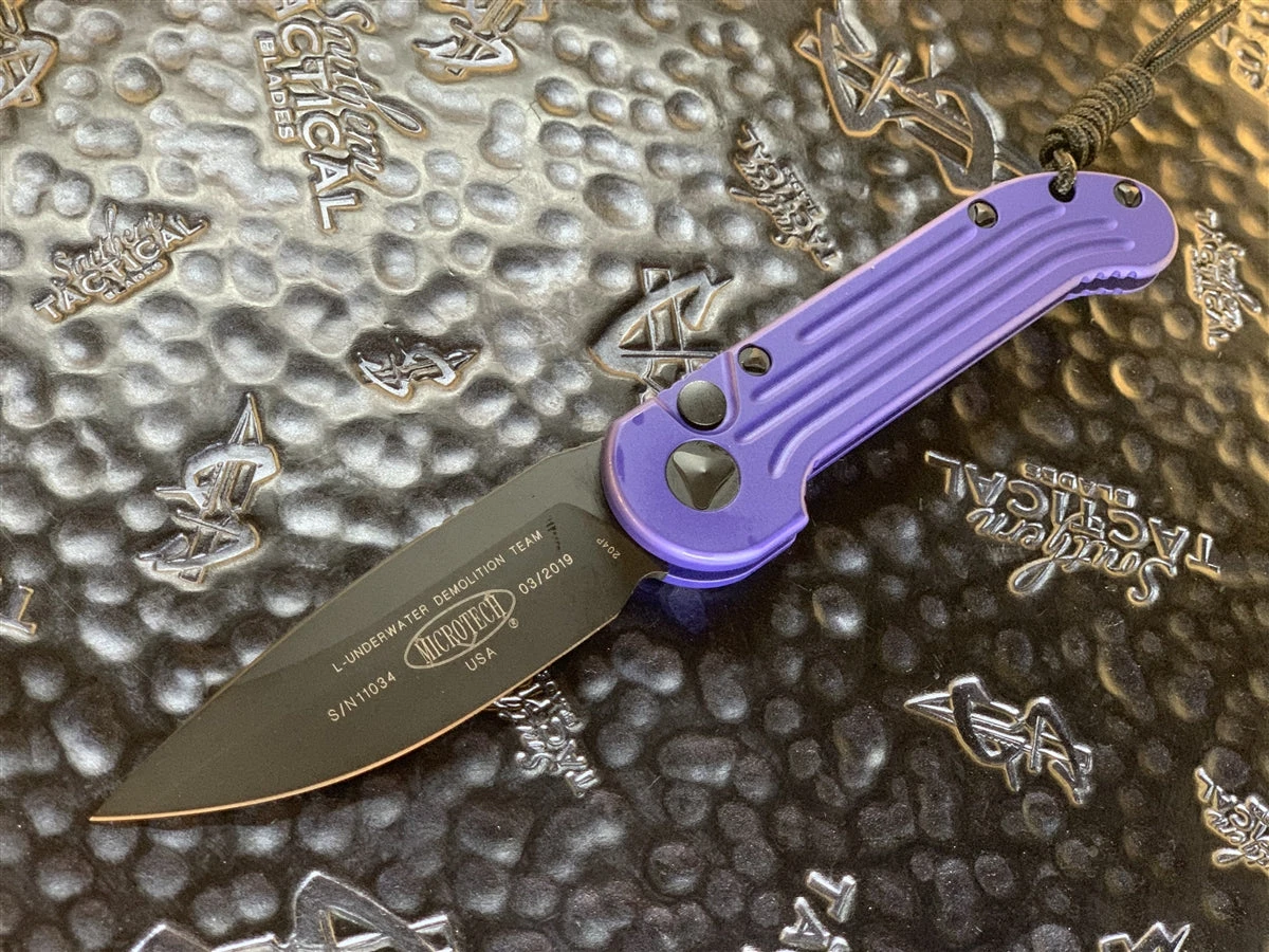 Microtech LUDT Single Edge Standard Purple 1 Microtech LUDT Single Edge Standard Purple