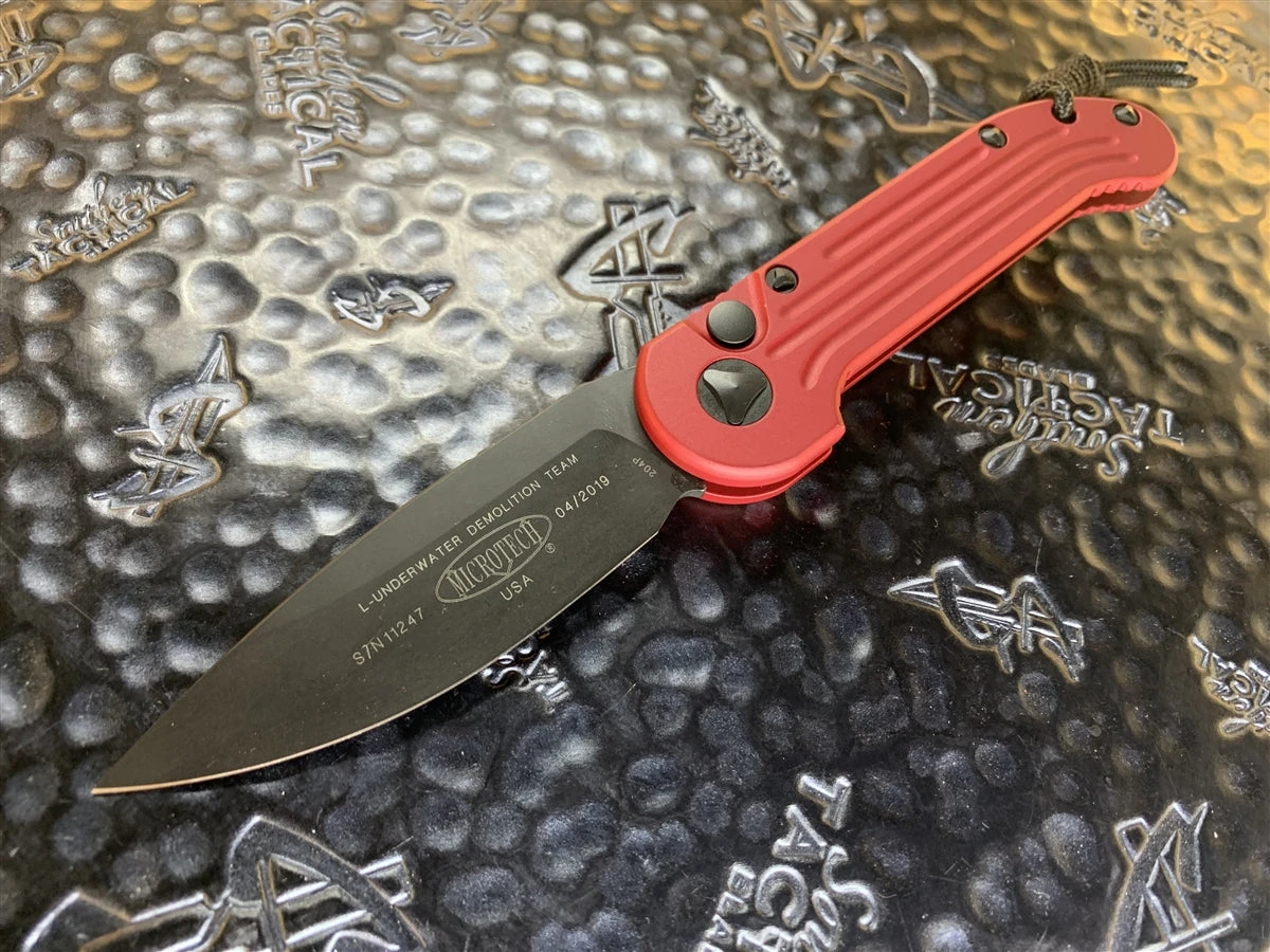 Microtech LUDT Single Edge Red Standard 1 Microtech LUDT Single Edge Red Standard