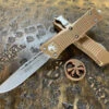 Microtech Troodon Single Edge Apocalyptic Standard Tan
