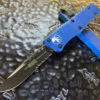 Microtech Troodon Single Edge Part Serrated Blue