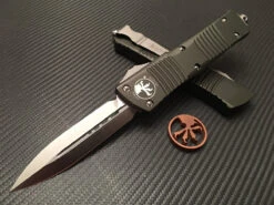 Microtech Combat Troodon Double Edge Satin Standard OD Green