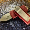 Microtech Exocet Double Edge Apocalyptic Standard Merlot