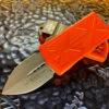 Microtech Exocet Double Edge Apocalyptic Standard Orange