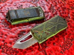 Microtech Exocet Tanto Edge OUTBREAK Full Serrated “Proof Run”