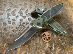 Microtech Socom Elite Manual Single Edge Standard OD Green