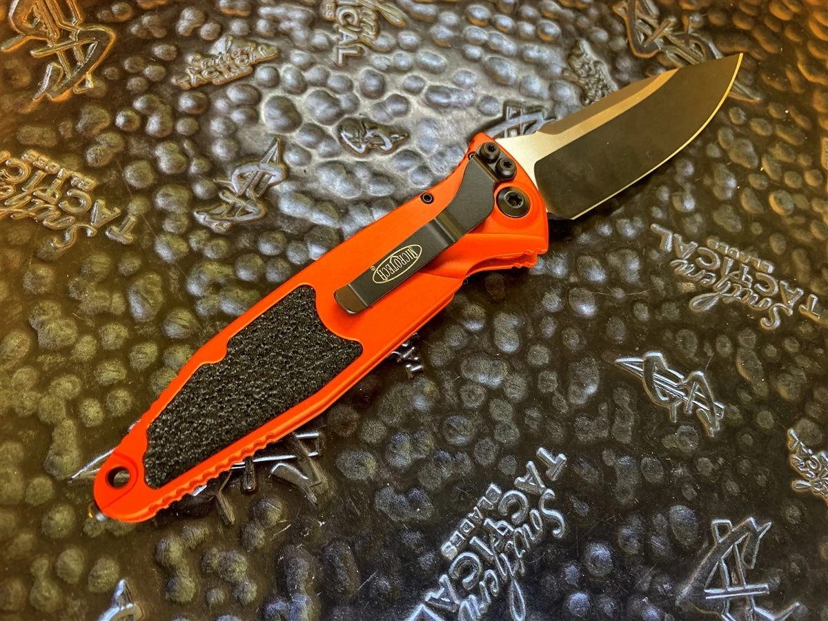 Microtech Socom Elite Auto Single Edge Standard Orange 2 Microtech Socom Elite Auto Single Edge Standard Orange - Image 2