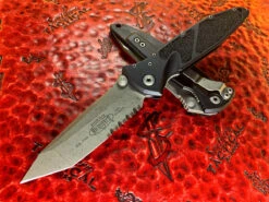 Microtech Socom Elite Manual Tanto Part Serrated Apocalytptic