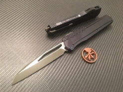 Microtech Cypher MK7 Whancliffe Limited Edition OD Green Blade W/ Black Hardware -Microtech Shop MT241M 1GBK 4