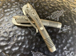 Microtech Siphon II Signature Series Stonewashed Engraved Claw -Microtech Shop MT401 SSSW Claw 4