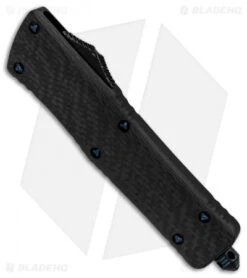 Marfione Custom Combat Troodon Hellhound OTF Knife CF (3.8" Mirror) 6 Marfione Custom Combat Troodon Hellhound OTF Knife CF (3.8" Mirror) -Microtech Shop Marfione Custom Combat Troodon Hellhound Tanto Carbon Fiber Mirror BHQ 89392 er spine