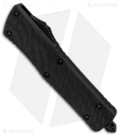 Marfione Custom Combat Troodon Hellhound OTF Knife CF (3.8" Mirror) 3 Marfione Custom Combat Troodon Hellhound OTF Knife CF (3.8" Mirror) - Image 3