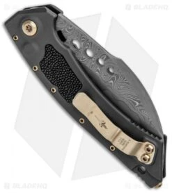 Marfione Custom Hawk Automatic Knife Stingray Skin (CTS-XHP Core Damascus) -Microtech Shop Marfione Custom Hawk Auto Stingray Skin Core Damascus BHQ 101556 jr side