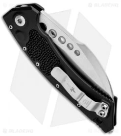 Marfione Custom Hawk Automatic Knife Stingray Skin (4" Hand Rub Satin) -Microtech Shop Marfione Custom Hawk Auto Stingray Skin Hand Rub Satin BHQ 105065 jr side