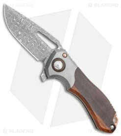 Marfione Custom Protocol Knife Ironwood Copper Accents (2.8" Gator Belly Dam.)