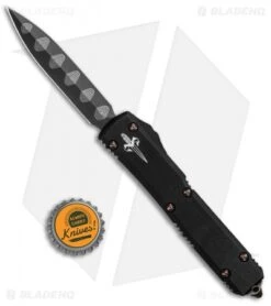 Marfione Custom Ultratech D/E OTF Knife Copper HW (3.4" Ladder Damascus) -Microtech Shop Marfione Custom Ultratech DE OTF Copper HW Ladder Damascus BHQ 1050660 jr bottlecap202