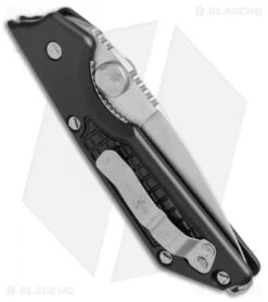 Marfione / Strider Custom MSG-2 Dual-Action Knife Black (3.5" Stonewash) II -Microtech Shop Marfione Strider MSG 2 Dual Action 330 MCK Black SW BHQ 52206 jr side 2