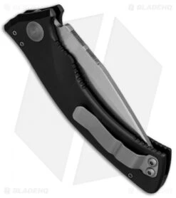 Microtech Amphibian Automatic Knife (3.5" Stonewash) 01/2002 *Collection* -Microtech Shop Microtech Amphibian 01 2002 BHQ 37235 jr side