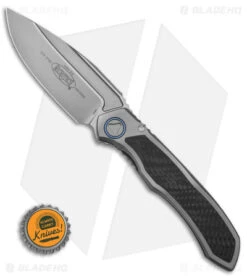 Microtech Anax Integral Frame Lock Knife BB Ti/Carbon Fiber (4" Bead Blast) -Microtech Shop Microtech Anax Integral FLK BB Ti CF 4in BB BHQ 175955 td size