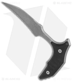 Microtech BEE S/E Wharncliffe Double Push Daggers Black G-10 (2.5" AP Full Serr) -Microtech Shop Microtech BEE SS FS Double Push Daggers AP Black G 10 Full Serr BHQ 141921 jr knife 2 spine