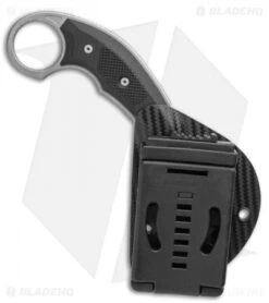 Microtech Bastinelli Iconic Karambit Fixed Blade Knife ( Sw) 118-10apr -Microtech Shop Microtech Bastinelli Iconic Karambit Fixed Blade Knife Apocalyptic 118 10APR BHQ 118539 LS Side