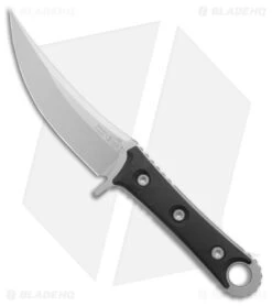 Microtech Borka SBK Fixed Blade Knife Black G-10 (5" Stonewash)