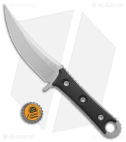 Microtech Borka SBK Fixed Blade Knife Black G-10 (5" Stonewash) -Microtech Shop Microtech Borka SBK Fixed Blade Black G 10 SW BHQ 178237 jr bottlecap