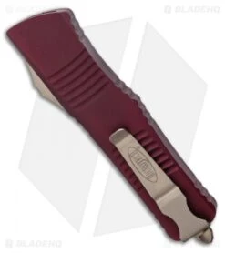 Microtech Combat Troodon D/E OTF Knife Merlot (3.8" Bronze) 142-13MR -Microtech Shop Microtech Combat Troodon D E OTF Knife Merlot 3.8 Bronze 142 13MR BHQ 124659 LS Side