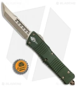 Microtech Combat Troodon Hellhound Tanto OTF Knife OD Green (3.8" Bronzed) -Microtech Shop Microtech Combat Troodon Hellhound Tanto OTF OD Green Bronzed 219 13OD BHQ 87936 jr bottlecap