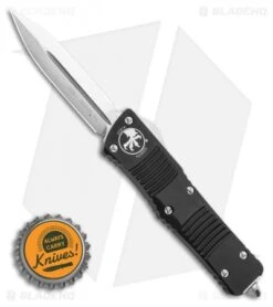 Microtech Combat Troodon OTF D/E Automatic Knife (3.8" Satin) 142-4 -Microtech Shop Microtech Combat Troodon OTF D E Automatic Knife 3.8 Satin 142 4 BHQ 5248 LS Bottlecap