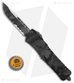 Microtech Combat Troodon S/E OTF Auto Knife Urban Camo (3.8" Urban Camo Serr) -Microtech Shop Microtech Combat Troodon SE OTF AK Urban Camo Serr 3in BHQ 179337 td size