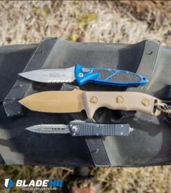 Microtech Socom Elite S/E Automatic Knife Blue (4" Stonewash Ser) 160A-11BL -Microtech Shop Microtech Currahee Tanto Knife Fixed Blade Tan Plain 103 1TA BHQ 15469 kp tire web 1