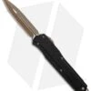 Microtech Cypher MK7 D/E OTF Automatic Knife Black/Tan (4" Tan) 242M-1TNB