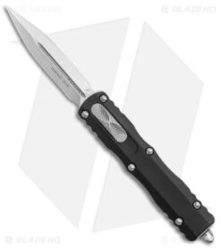 Microtech Dirac Dagger OTF Automatic Knife Black (2.88" Stonewash) 225-10