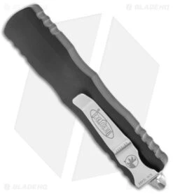 Microtech Dirac Dagger OTF Automatic Knife Black (2.88" Stonewash) 225-10 -Microtech Shop Microtech Dirac Dagger OTF Auto Black SW BHQ 99678 jr side