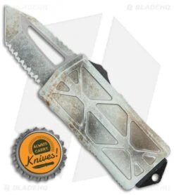 Microtech Exocet Tanto Sandtrooper CA Legal OTF Automatic Knife (1.9" Brown Ser) -Microtech Shop Microtech Exocert DE FS Sand Trooper Tanto Serr 158 3SA BHQ 135905 jr bottlecap