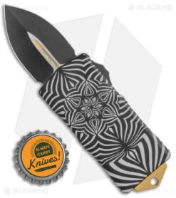 Microtech Exocet Source D/E Dagger CA Legal OTF Automatic Knife (1.9" Black) -Microtech Shop Microtech Exocet DE Ca Legal OTF Auto Source Black Gold BHQ 140631 jr bottlecap