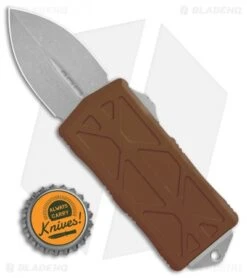 Microtech Exocet Dagger CA Legal OTF Automatic Knife Tan (1.9" Apocalyptic) -Microtech Shop Microtech Exocet Dagger CA Legal OTF Auto Tan Apocalyptic 157 10APTA BHQ 108956 jr bottlecap 1